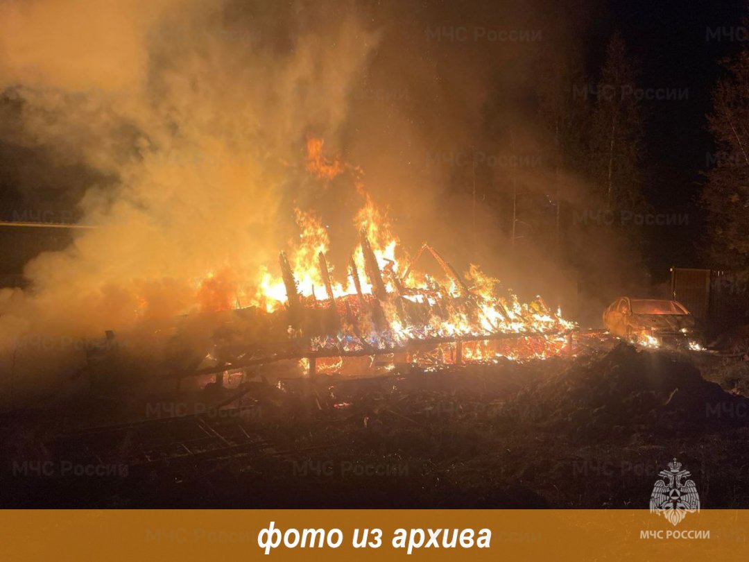 Пожарно-спасательные подразделения Ленинградской области ликвидировали пожар в г. Всеволожск